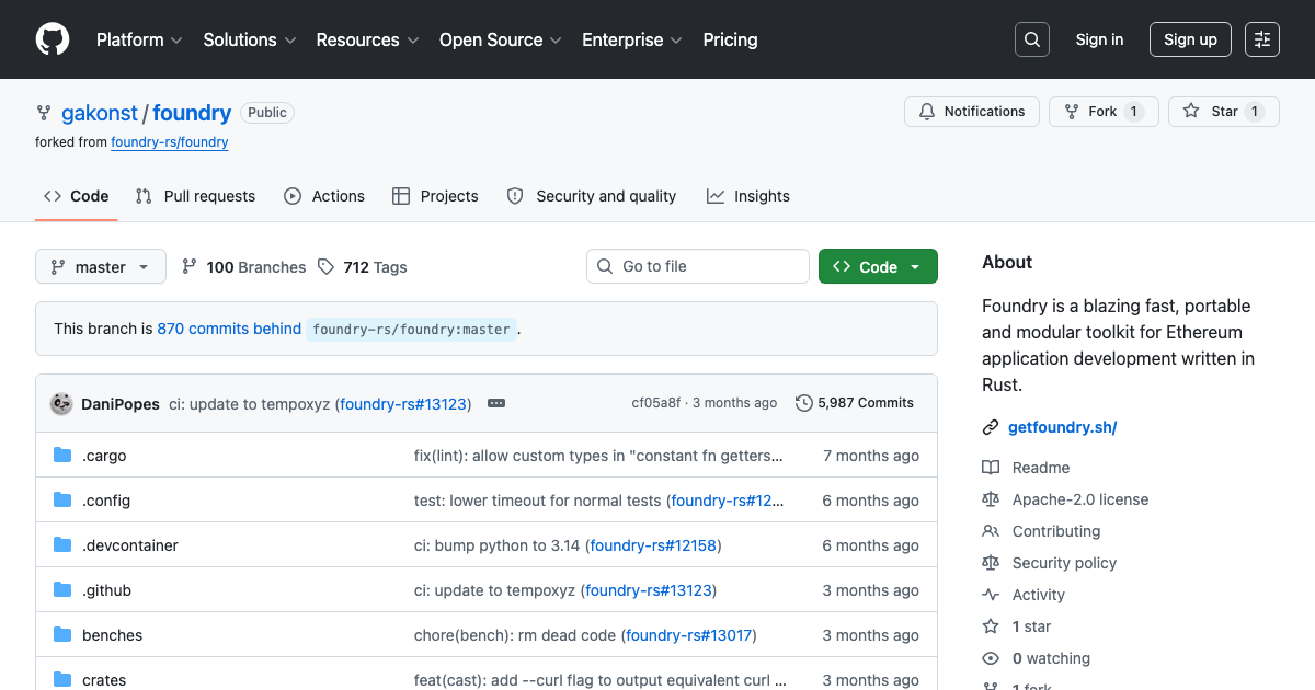 Foundry: Ethereum Development Toolkit in Rust | Ryan Orban