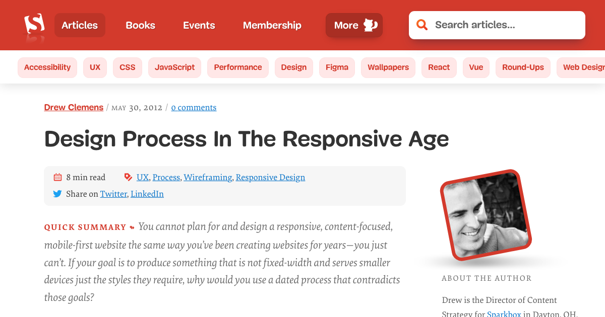 Design Process in the Responsive Age | Ryan Orban